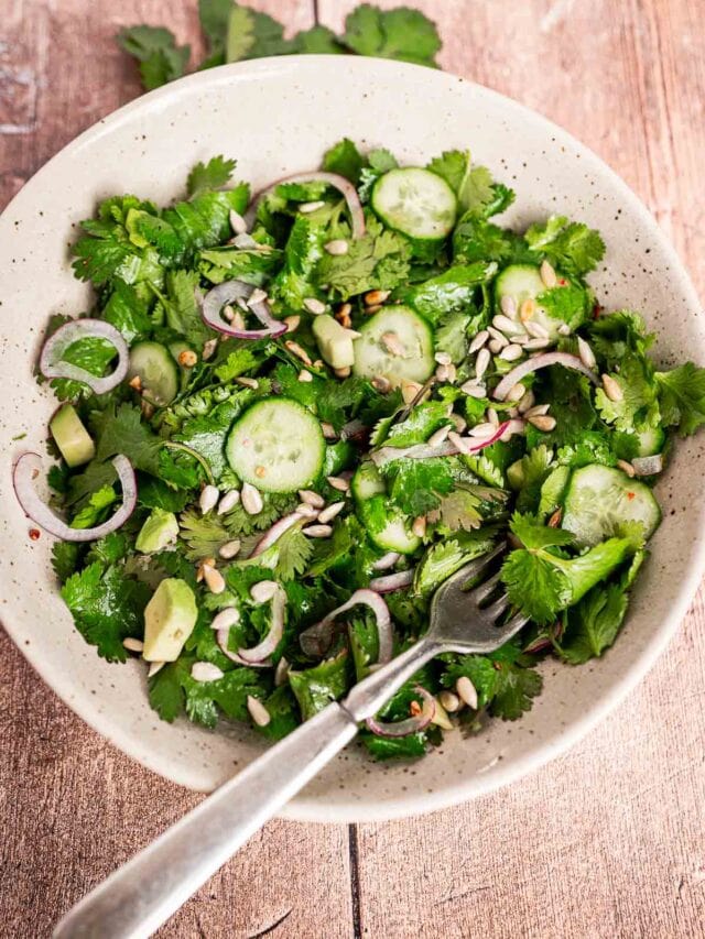 Easy and Delicious Cilantro Salad