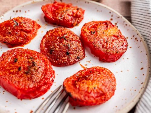 Delicious Air Fryer Roasted Tomatoes Recipe - MOON and spoon and yum