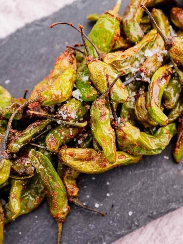 Quick and Easy Air Fryer Shishito Peppers