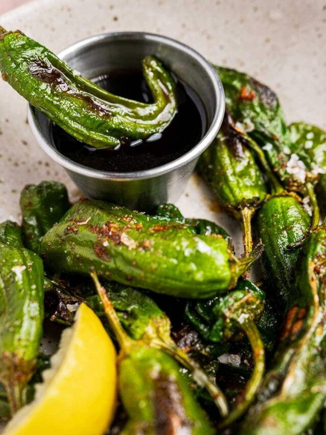 Easy Roasted Shishito Peppers Recipe
