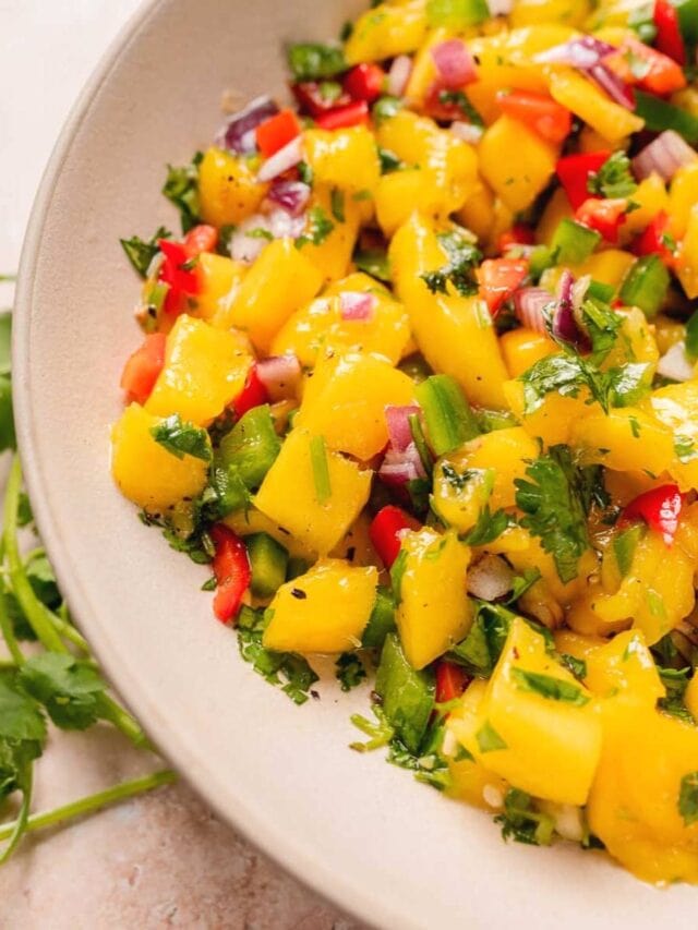 Easy Mango Salsa Recipe