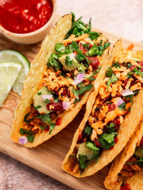 Easy Shredded Tofu Tacos