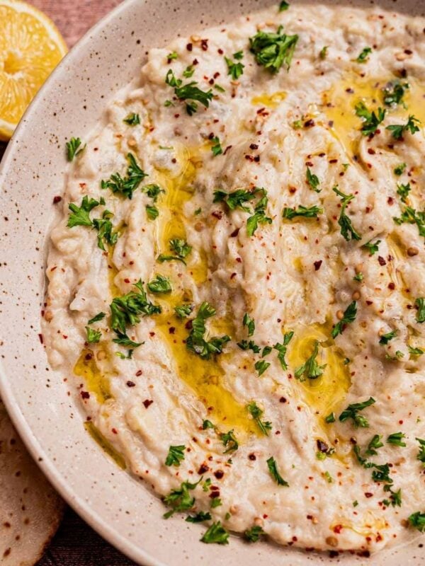 Mutabal Recipe (The Creamiest Middle Eastern Eggplant Dip)
