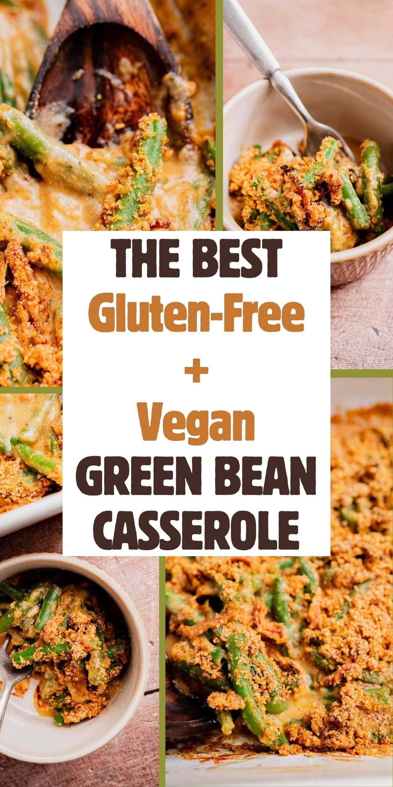 Gluten-Free Vegan Green Bean Casserole with Crispy Shallots