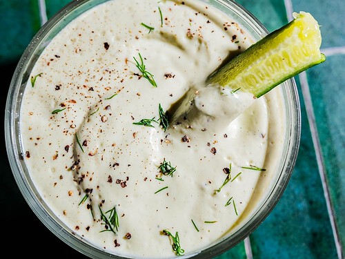 vegan ranch dressing silken tofu High Protein Silken Tofu Ranch Dip